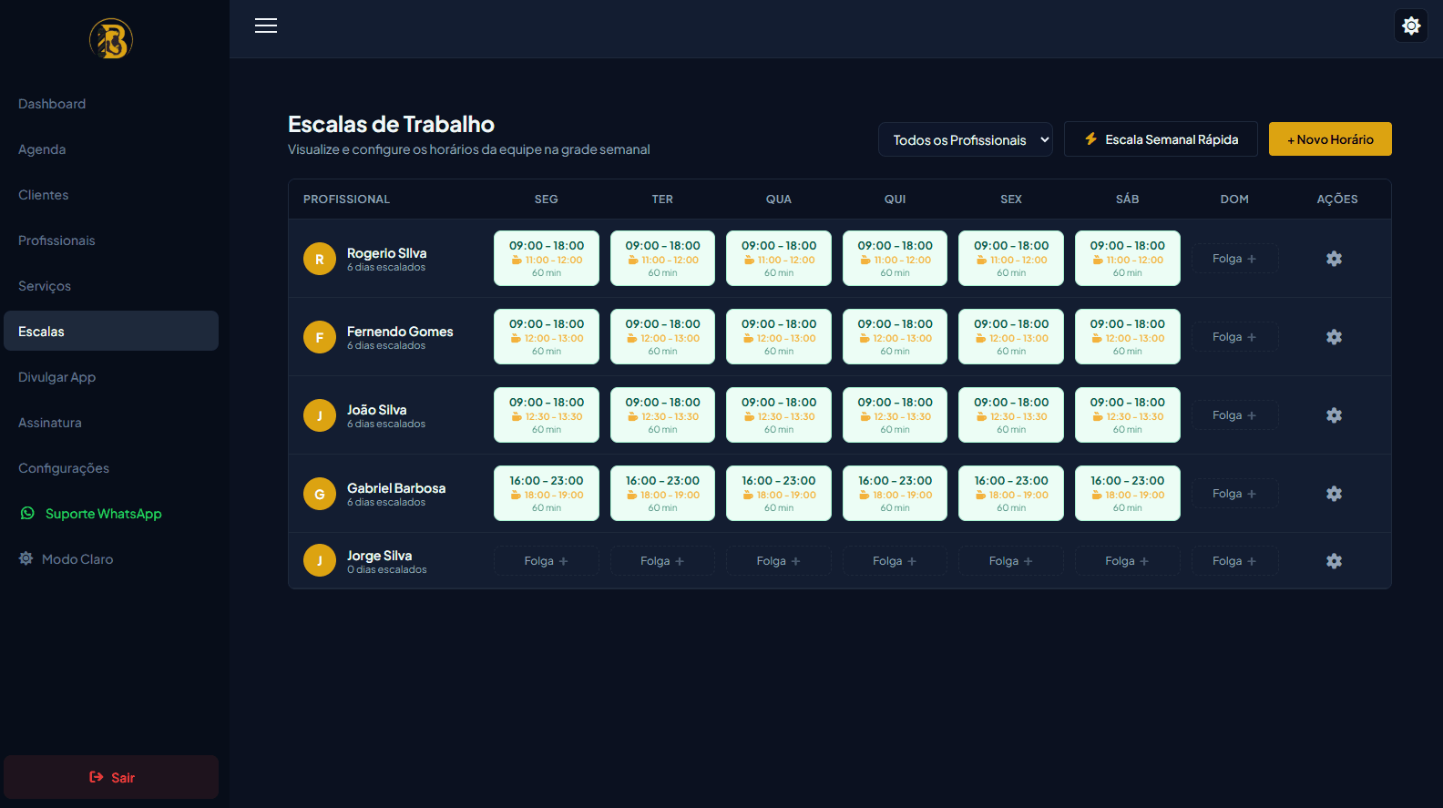 SaaS de Barbearia — imagem 6